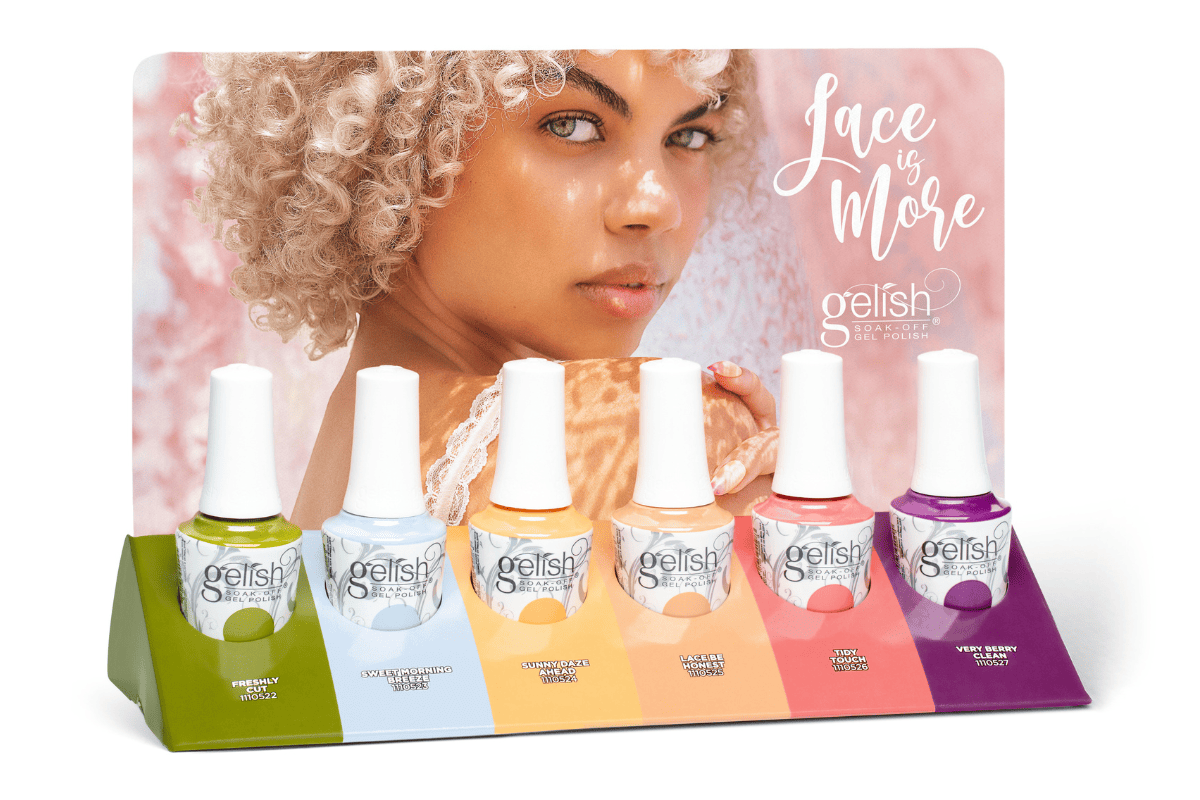 Gelish Lace Is More Collection Header
