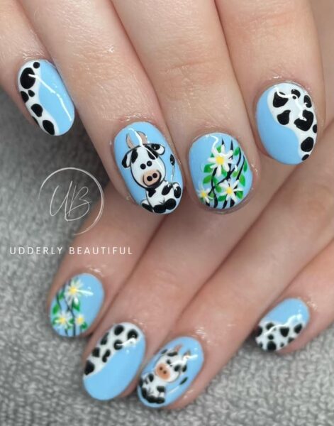 Hayley Sasbry Cows, Hence My Business Name, Udderly Beautiful Nails & Beauty