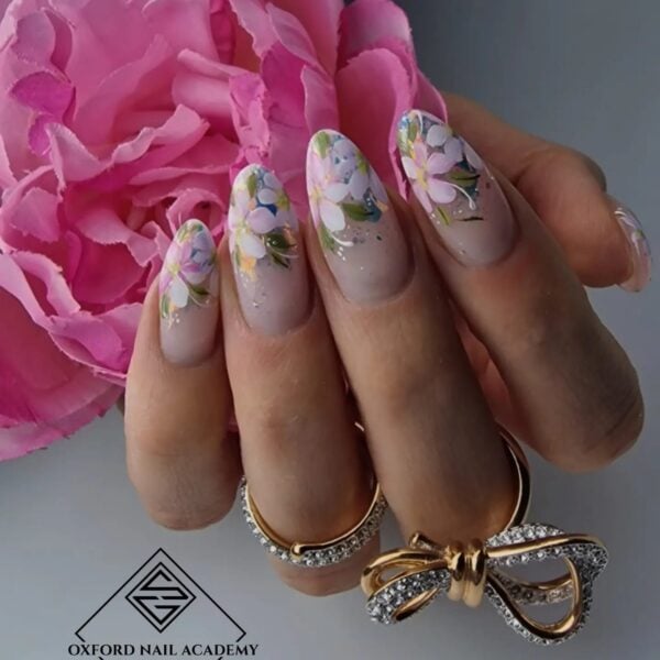 Sylvia Golec Floral Nail Art