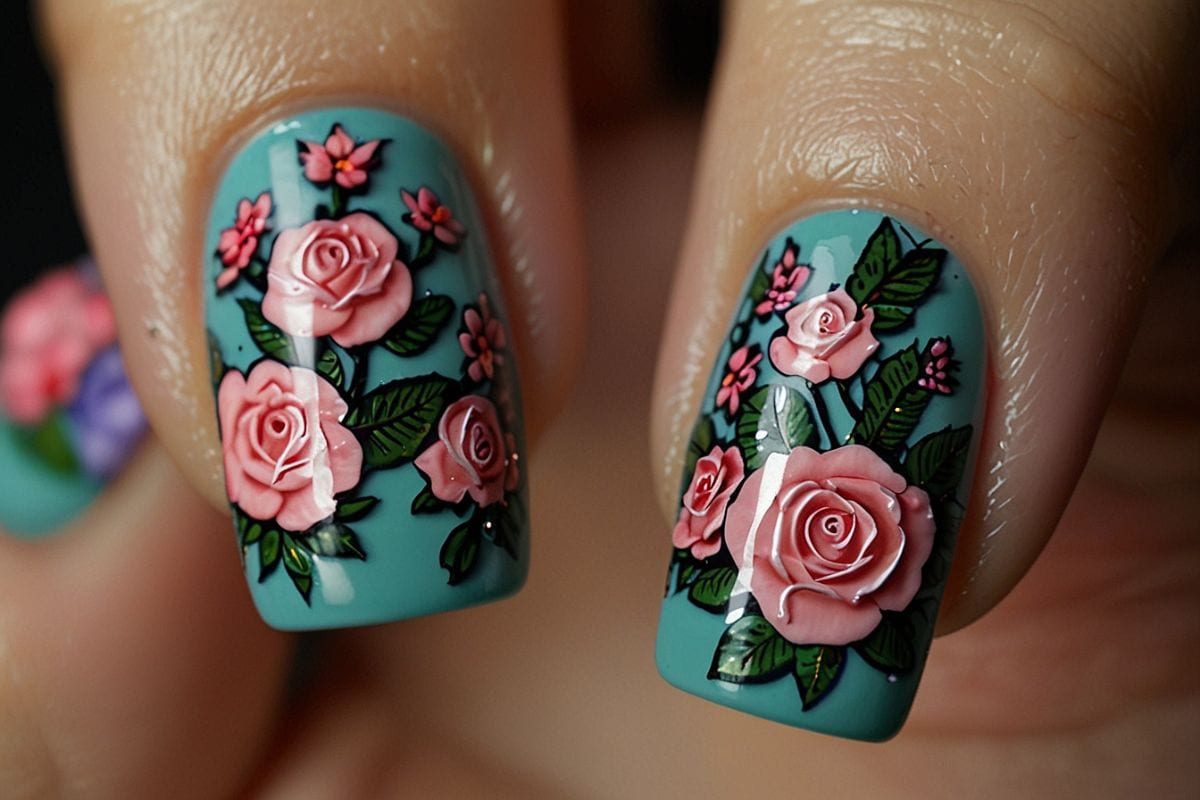 Ai Rose Nails Leonardo Ai