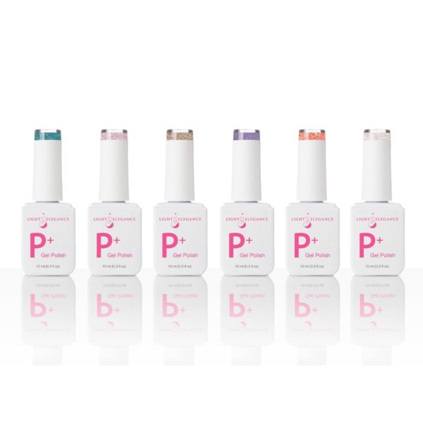 P+ 10ml 6 Bottles Glitters Web