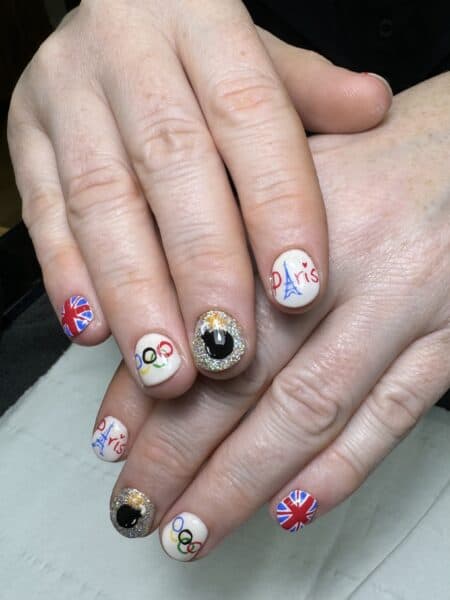 Becky Moody's nails.