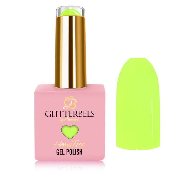 Glitterbels Hema Free Gel Polish In Chat Up Lime