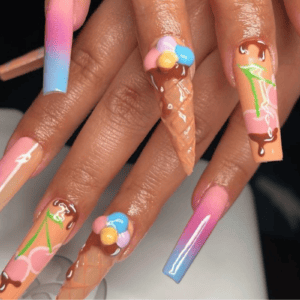 Ice Cream Nails Lead