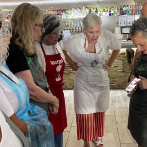 Georgie Smedley Greek Cooking Class Clacton Aug 24