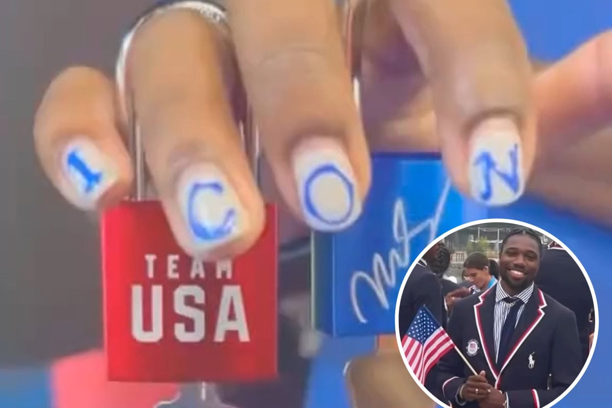 Noah Lyles Nails