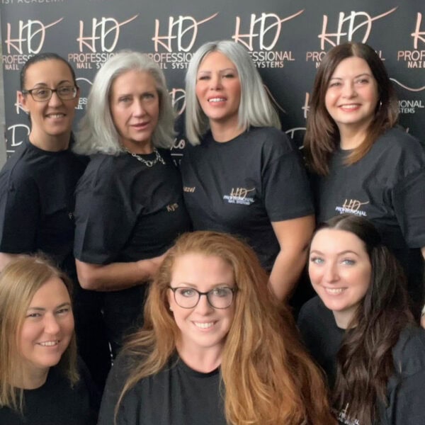 Members of the HD Professional Nail Systems team.