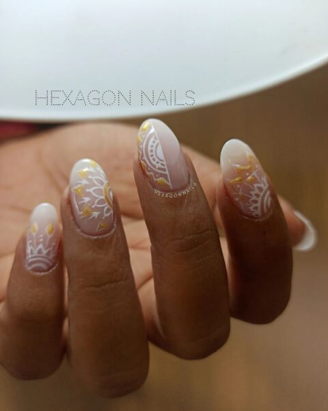 Hexagon Nails 