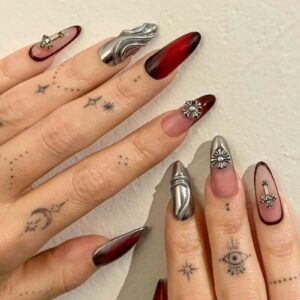 Megan Fox Vampire Nails