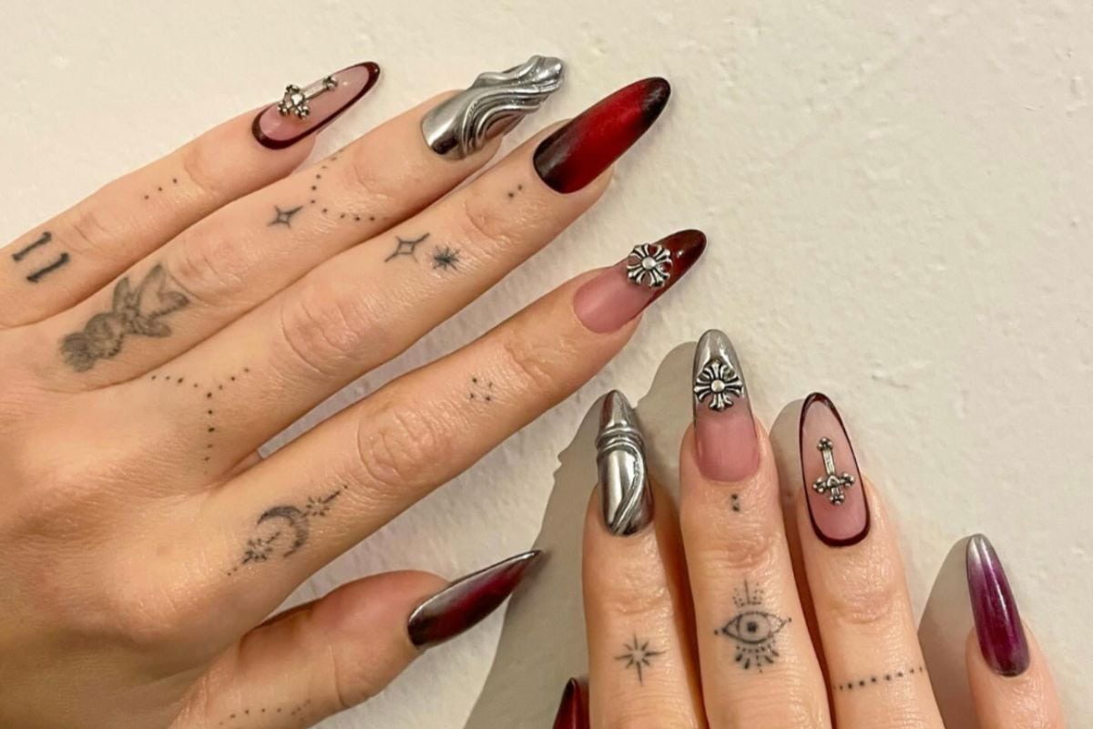 Megan Fox Vampire Nails