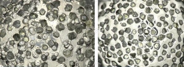 Poor Quality Vs High-quality Diamond Particle Application