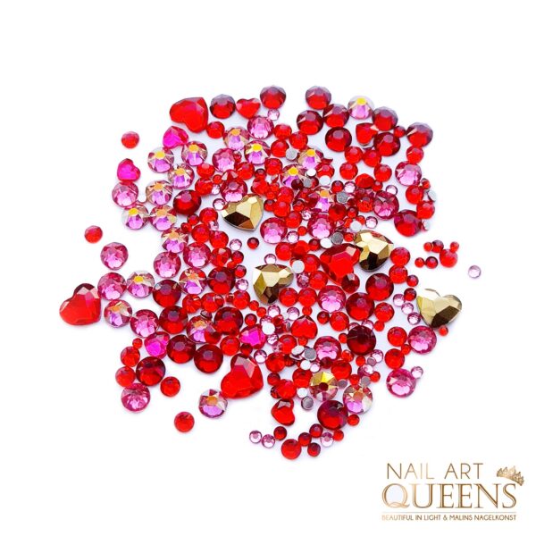 Nail Art Queens Love Crystal Collection (300pc), www.nailartqueens.se