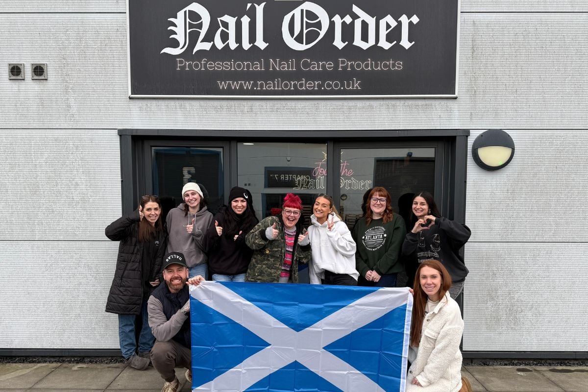 Nail Order Team Scottish Flag