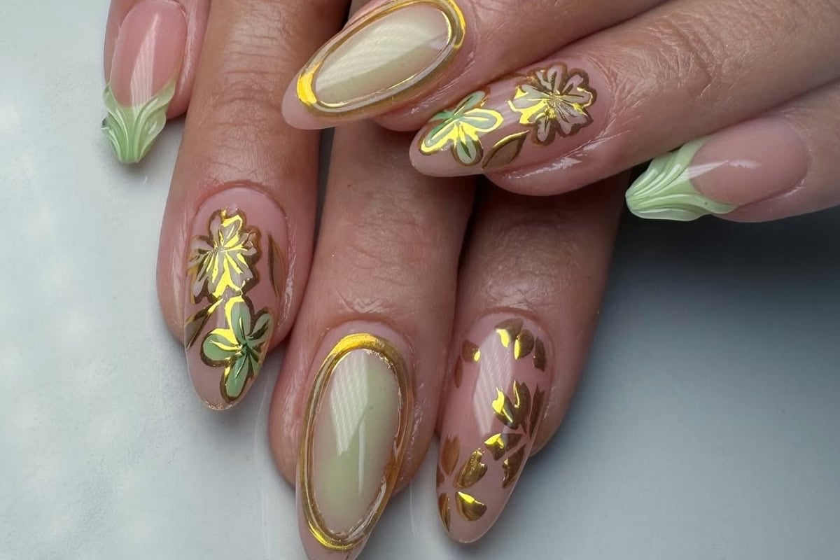 St patrick's day nails