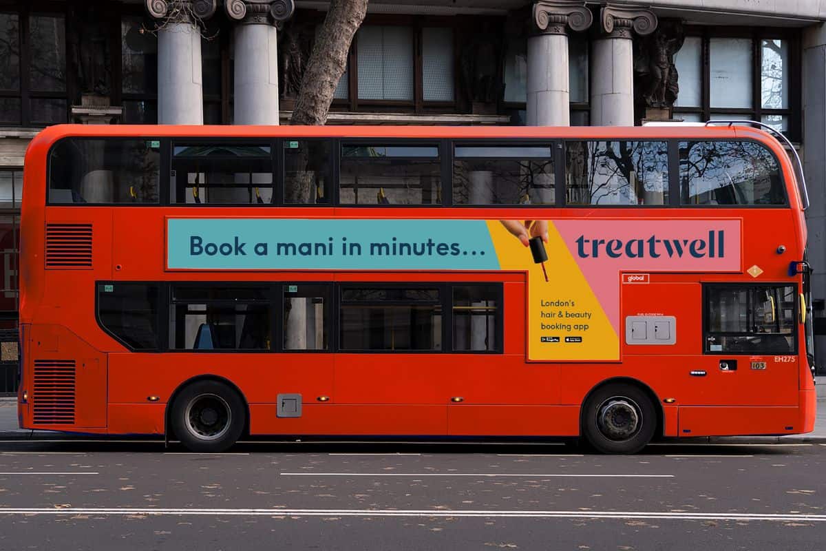 Treatwell campaign 2025 mani bus