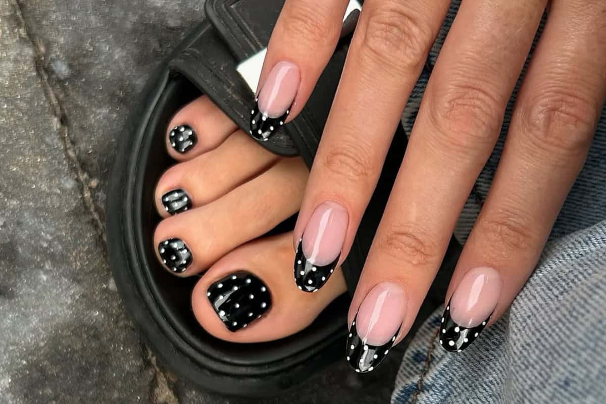 Polka dot nails header