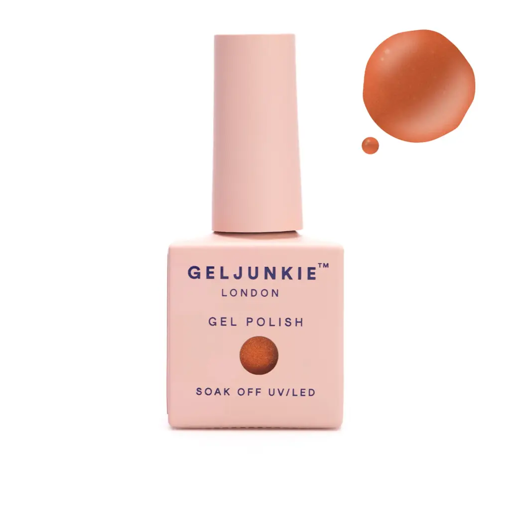 GelJunkie Gel
Polish in Pumpkin Spiced, www.geljunkie.co.uk