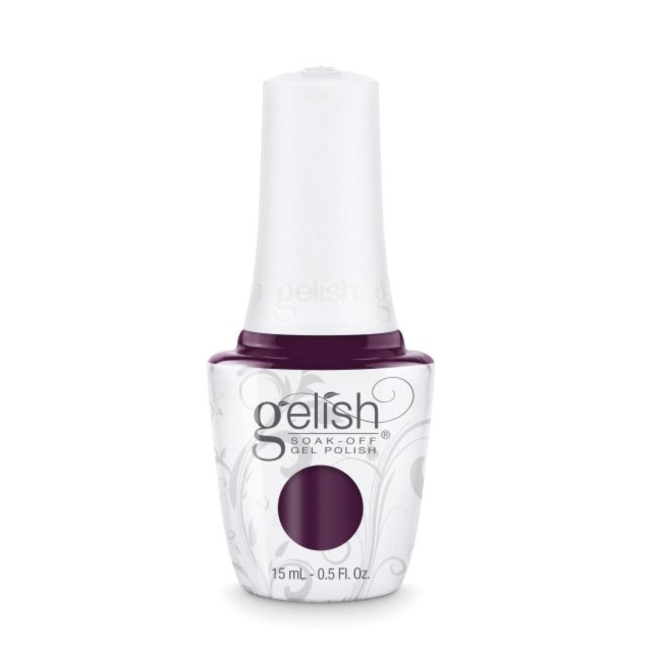 Gelish purple soak-off gel polish bottle