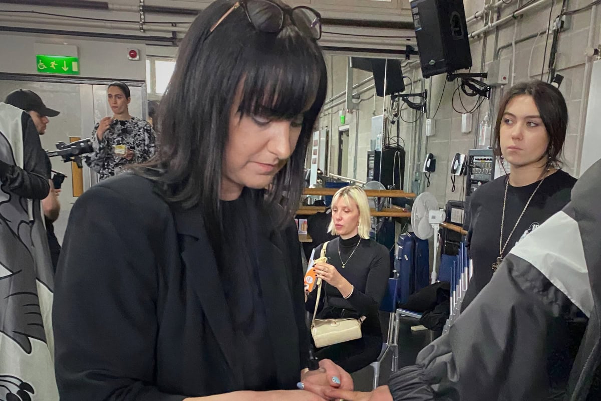 Marie Louise Coster session nail styling