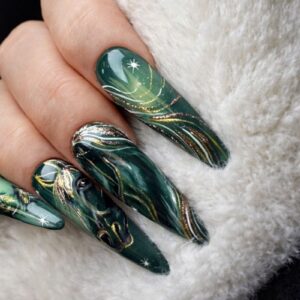 Nevoienna Ariana Chinese New Year nail art lead image