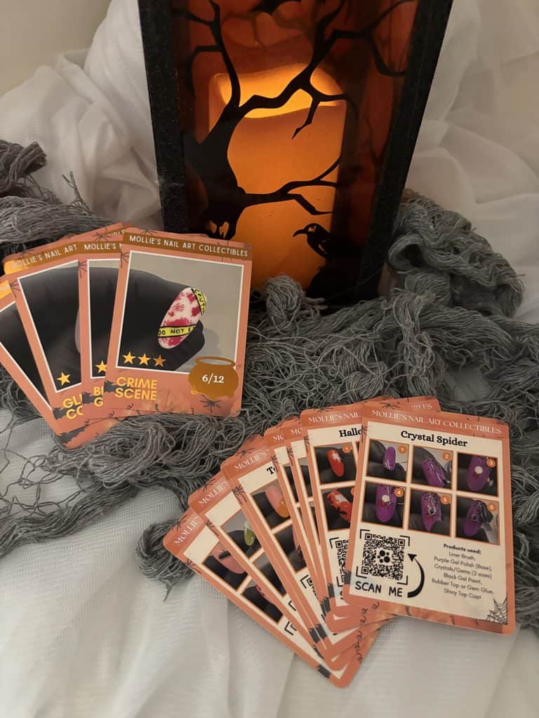 Notion Cards Design Cornwall salon owner's collectible nail art tutorial cards spark ...