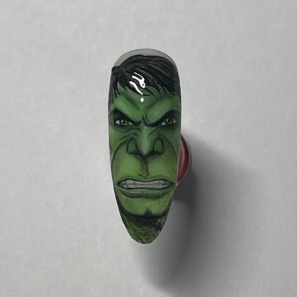 Incredible Hulk Toe Nail Art - Dollar Tree DIY - YouTube